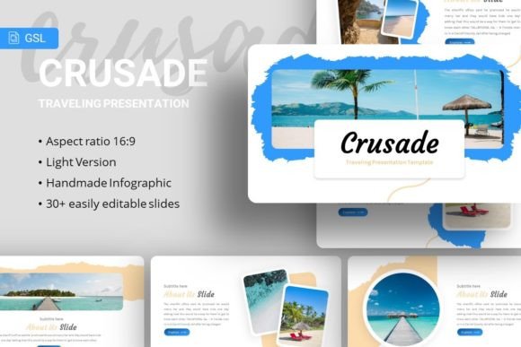 Elevate Your Ideas with the Crusade Google Slides Template