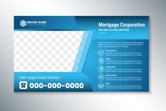 Evaluating the Mortgage Corporation Horizontal Banner Template