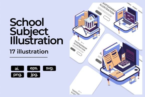 School Subject Illustrations: Design & Creative Uses