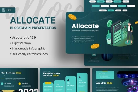 Unlock Your Presentation Potential with the Allocate Blockchain Google Slides Template