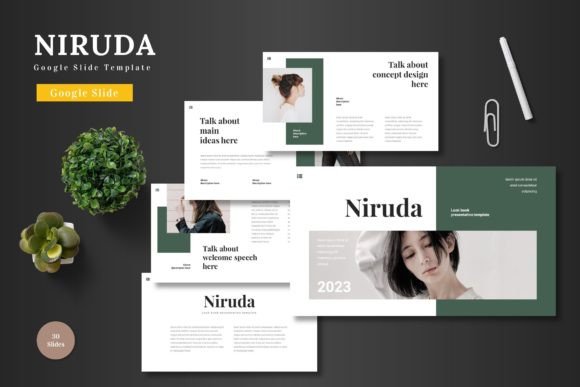 Unlocking Professional Presentations: A Guide to the Niruda Google Slide Template